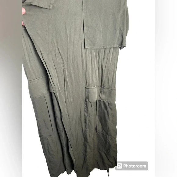 Green Wrap Dress NWT Mossimo Sleeveless medium Women - Picture 4 of 5